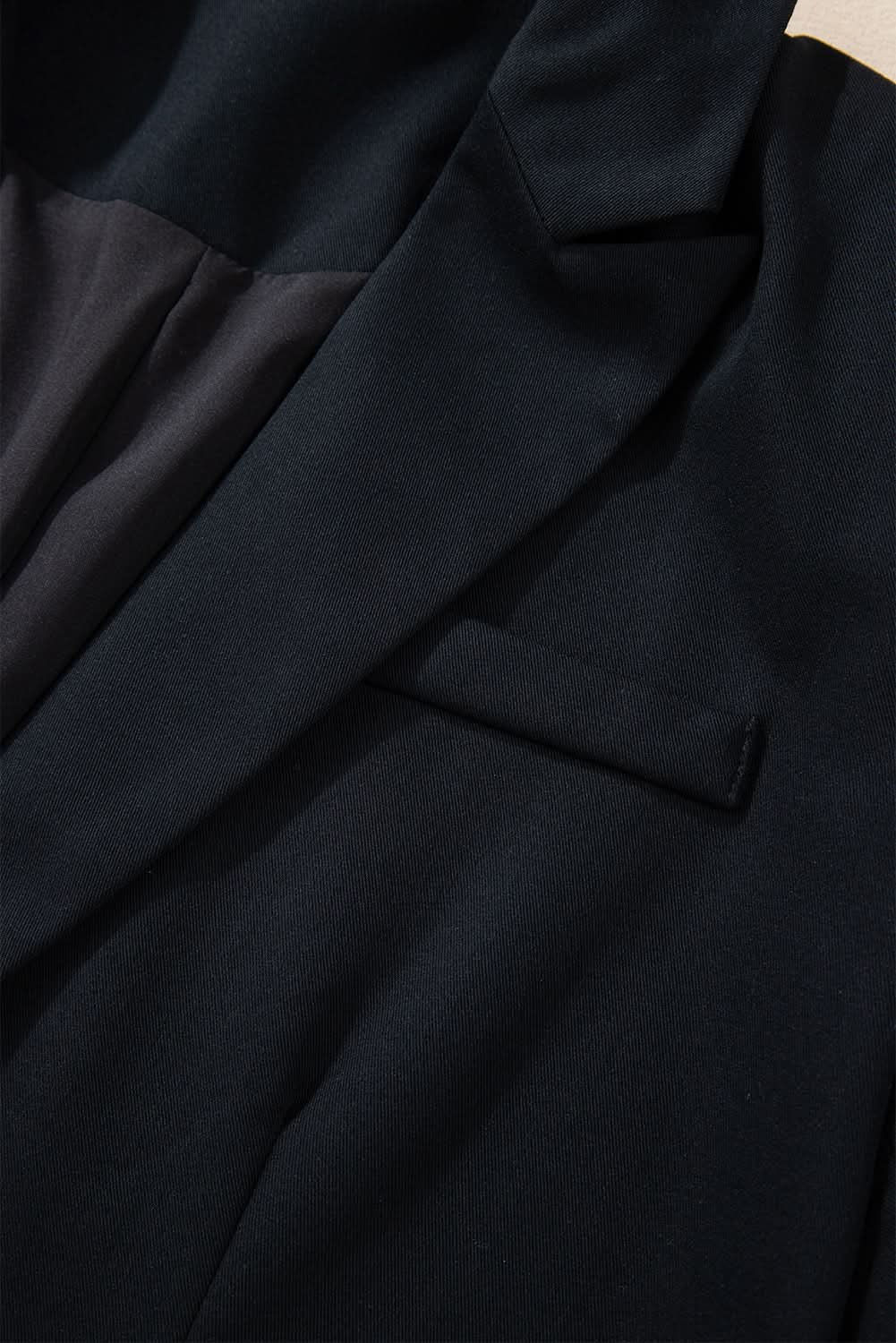 Chic black blazer with pockets - Love Salve